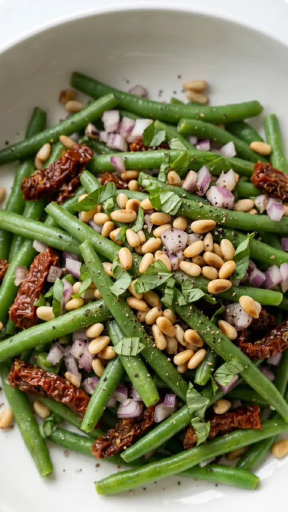 Keto Bohnensalat mit getrockneten Tomaten – Frisch & Mediterran
