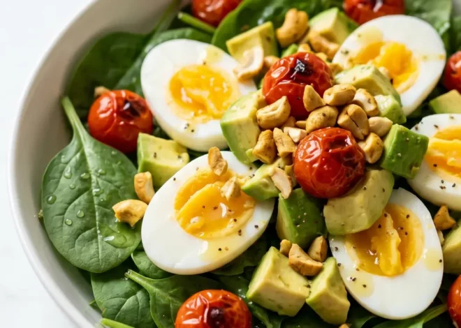 Köstlicher Keto Spinatsalat: Das ultimative Rezept mit Avocado & Ei
