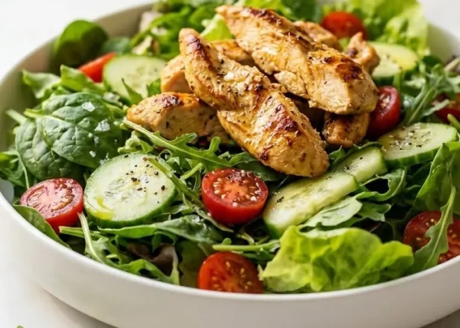 Frischer Salat mit Hähnchenbrust: Das Ultimative Proteinreiche Low-Carb Geheimnis