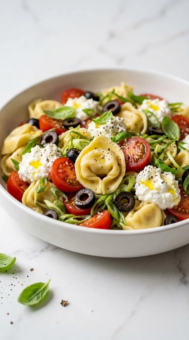 Tortellini-Salat mit Ricotta — Das perfekte sommerliche Hauptgericht