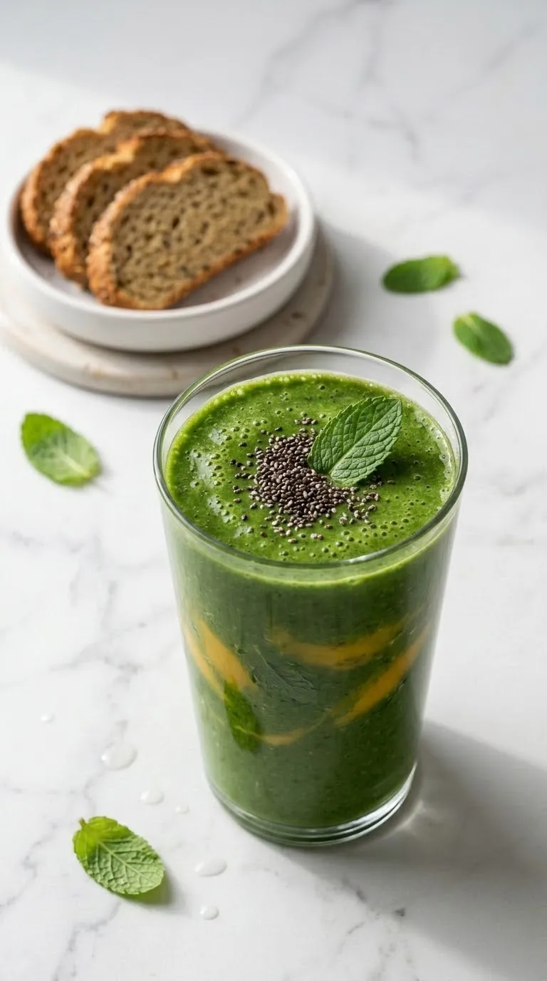 Erfrischender Keto-Grüner-Smoothie: Der ultimative Low-Carb Mango-Kick