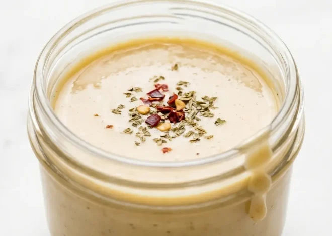 Cremige Vinaigrette – Low-Carb & Super Schnell