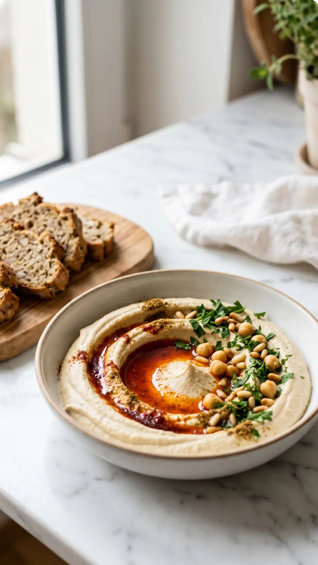 Cremiger Keto-Hummus-bi-Tahina: Das ultimative Low-Carb Originalrezept