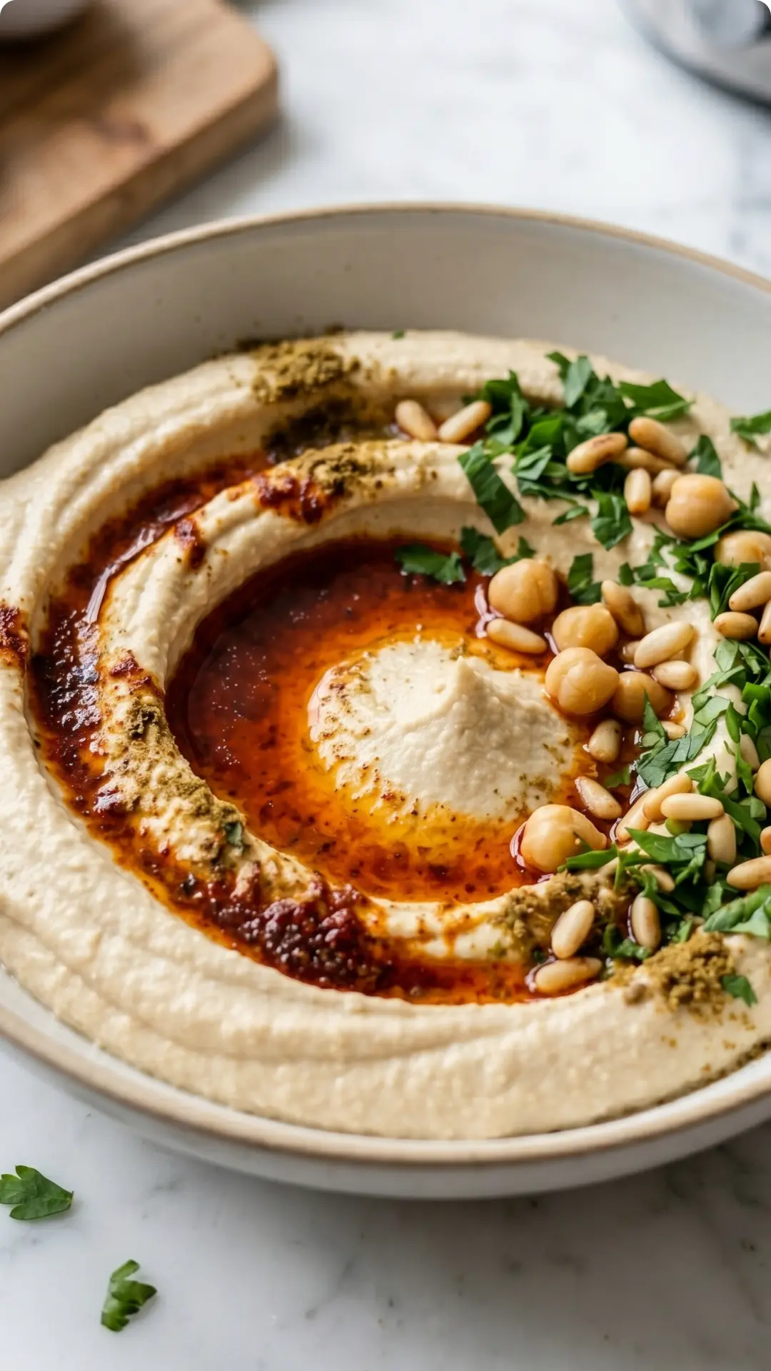 Hummus bi Tahina Rezept — Orientalische Frische & Ohne Kohlenhydrate