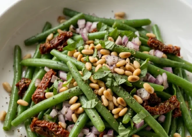 Keto Bohnensalat mit getrockneten Tomaten – Frisch & Mediterran