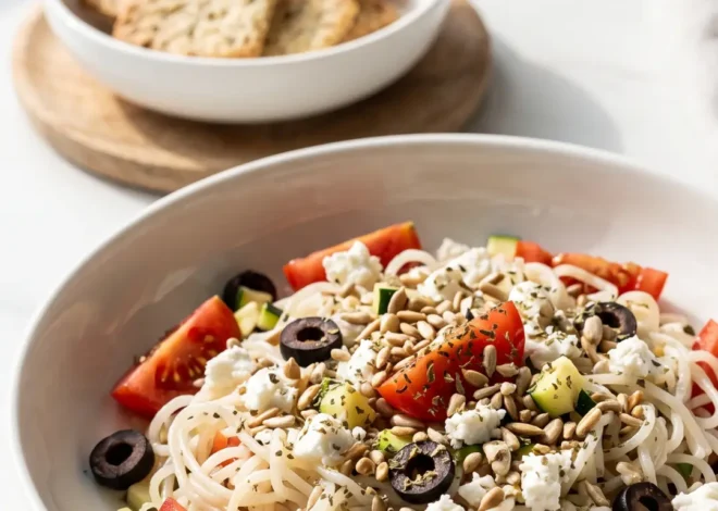 Frischer Keto-Krautsalat im mediterranen Stil: Das beste Low-Carb Nudelrezept