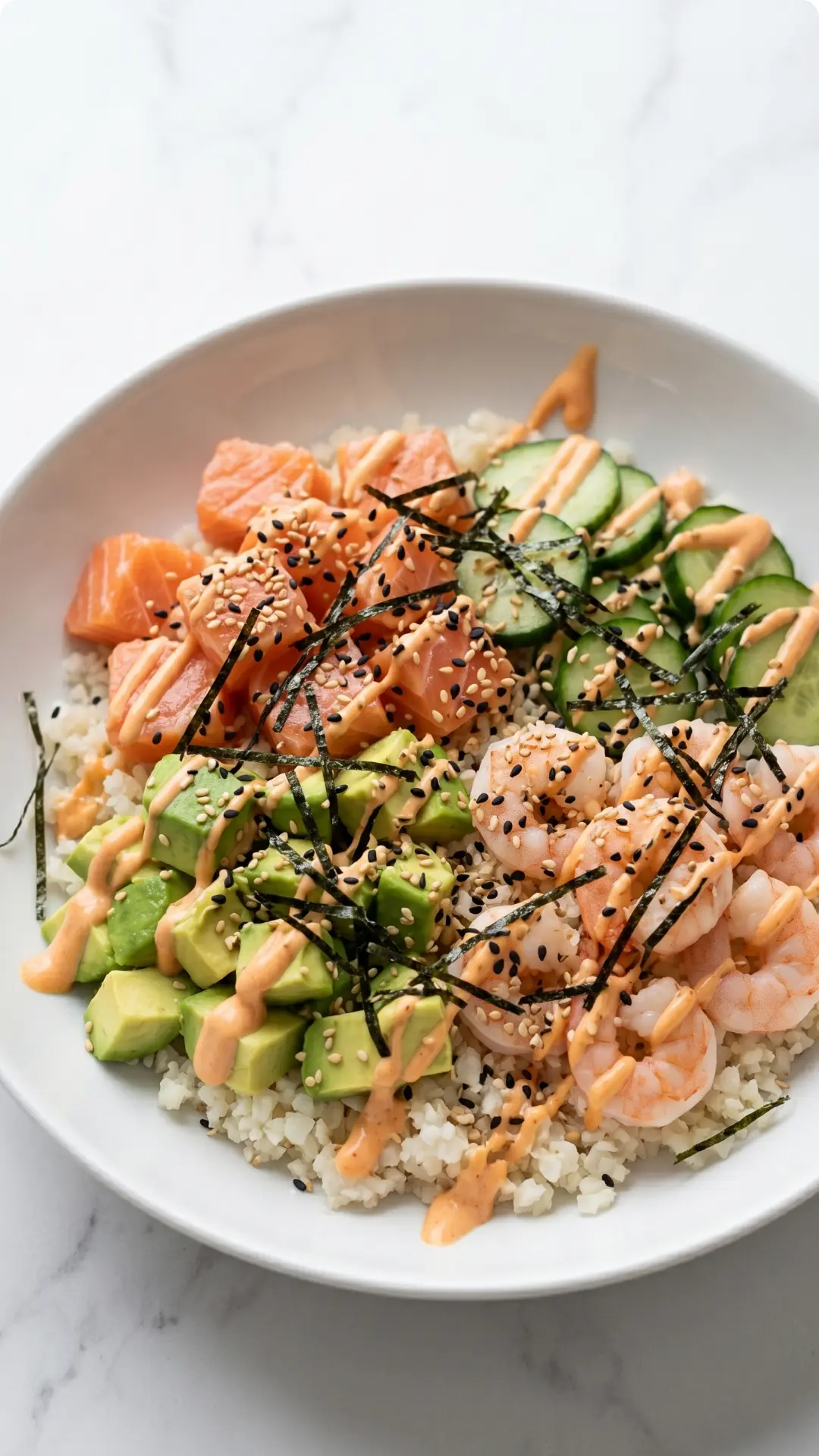 Keto-Sushi-Bowl Rezept — Asiatische Frische & Ohne Kohlenhydrate