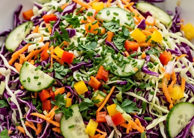 Regenbogenkrautsalat – Knackig & Low-Carb