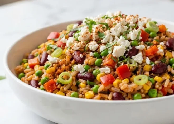 Frischer Reissalat Mexico: Die perfekte Low-Carb Grillbeilage
