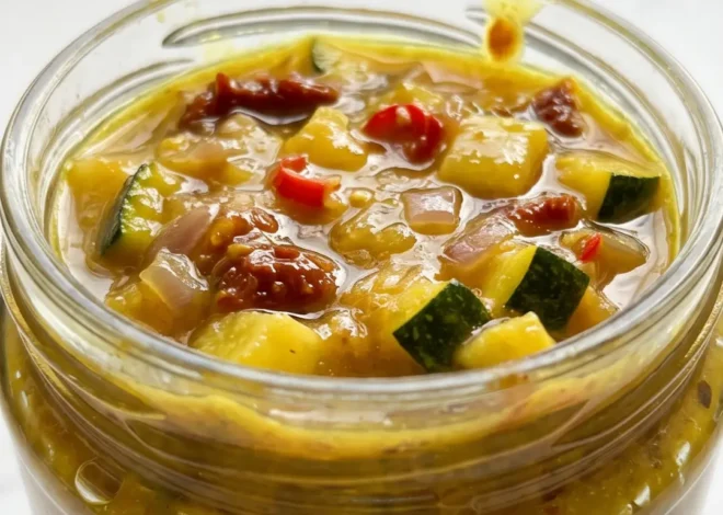 Zucchini-Chutney – Würziger Keto-Vorrat Ohne Zucker