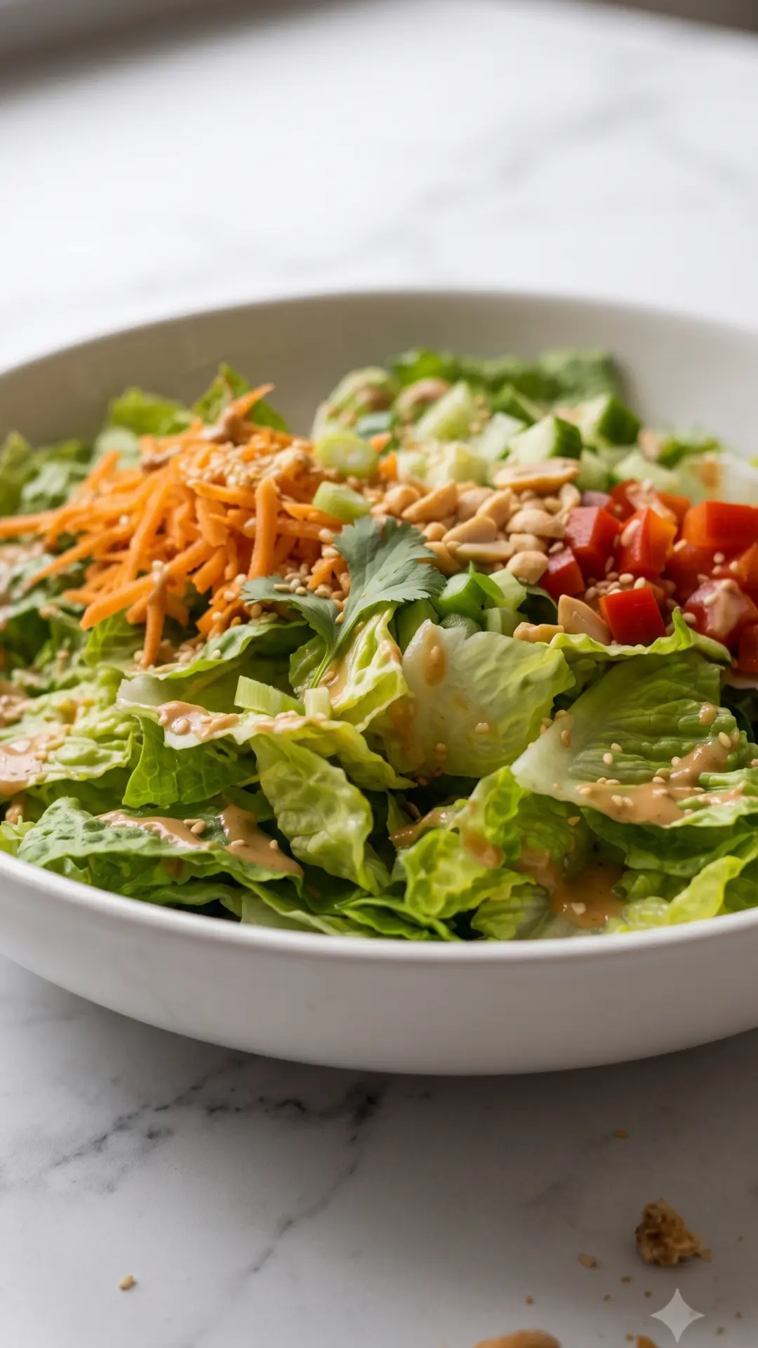 Erdnuss-Knusper-Salat – Ultimatives Rezept für ein Low-Carb Geschmackserlebnis
