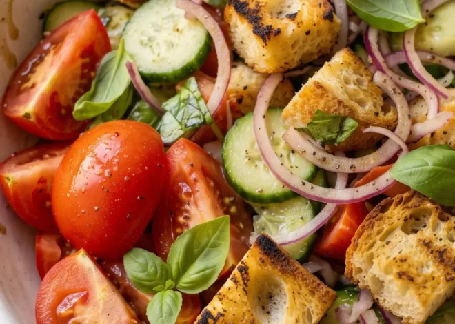 Frischer Keto Panzanella: Der ultimative italienische Low-Carb Brotsalat