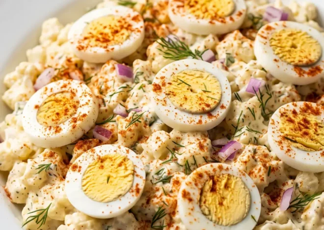 Einfacher Low-Carb Faux Kartoffelsalat: Das ultimative Keto-Rezept ohne Kohlenhydrate