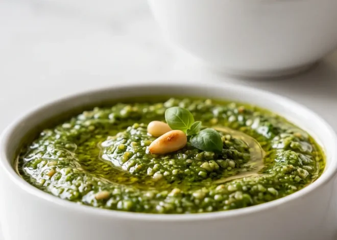 Frisches Pesto alla Genovese: Das traditionelle Low-Carb Originalrezept