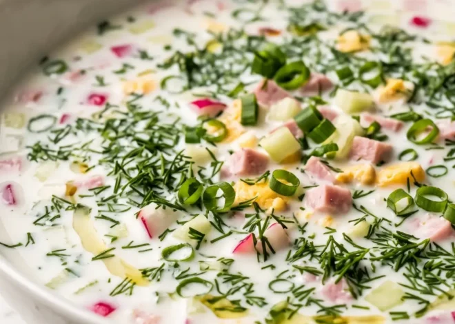 Frische Okroschka Sommersuppe: Das simple Low-Carb Originalrezept