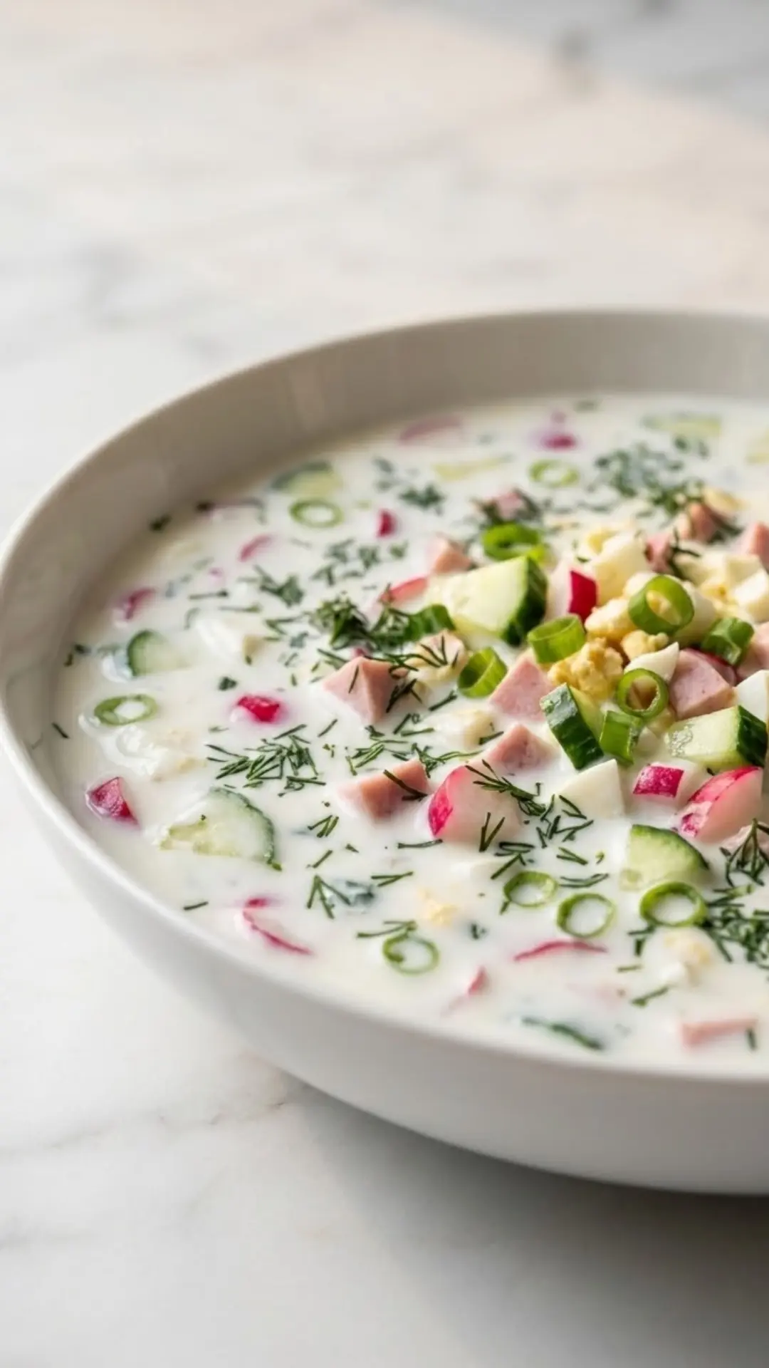 Low-Carb Akroschka: Die perfekte russische Sommersuppe