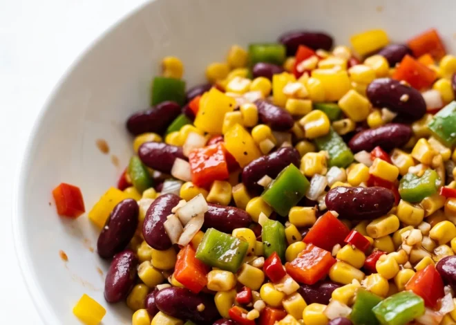 Bohnen-Mais-Salat – Einfaches Low-Carb Blitzrezept in 10 Min