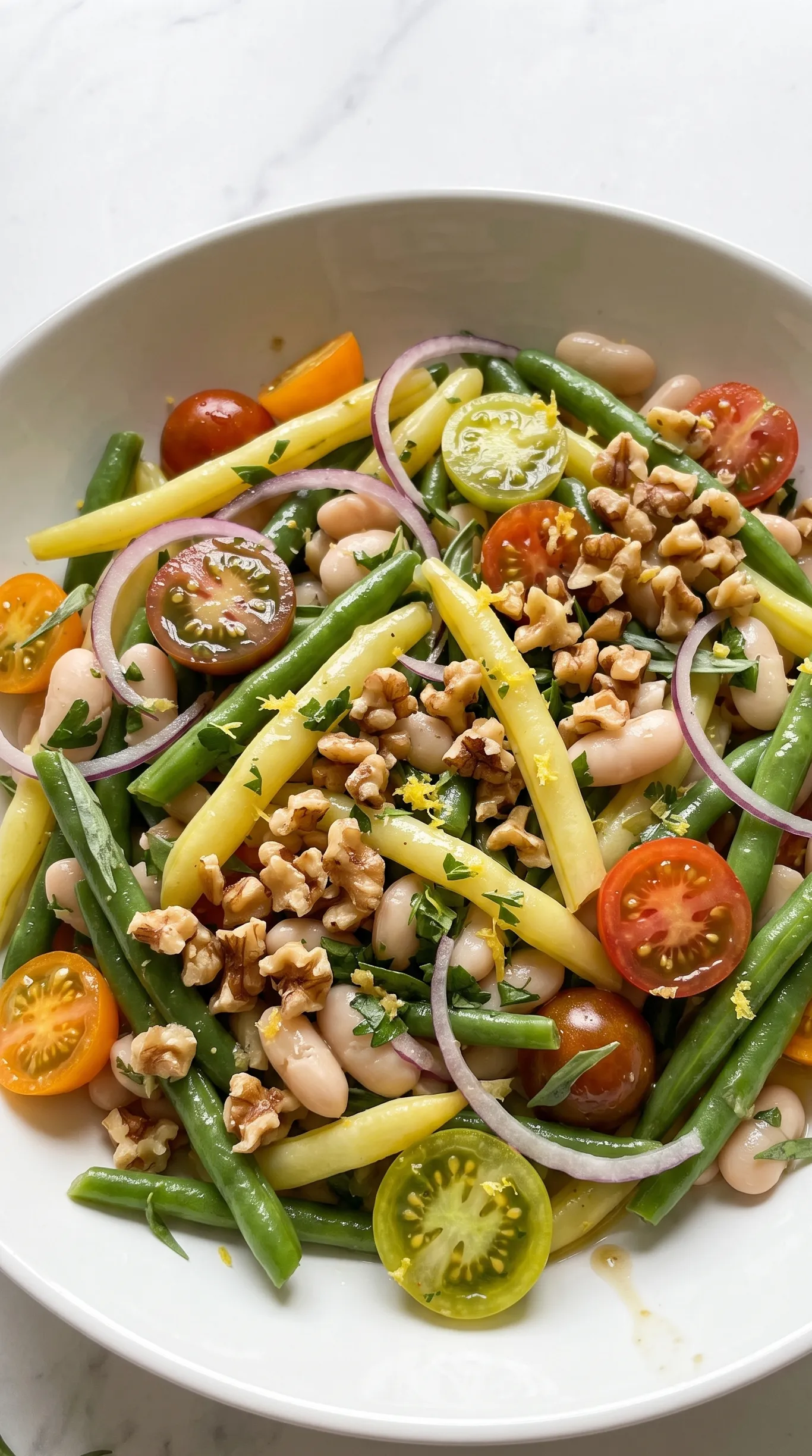 Bunter Bohnensalat mit Estragon – Perfekt & Frisch für Keto